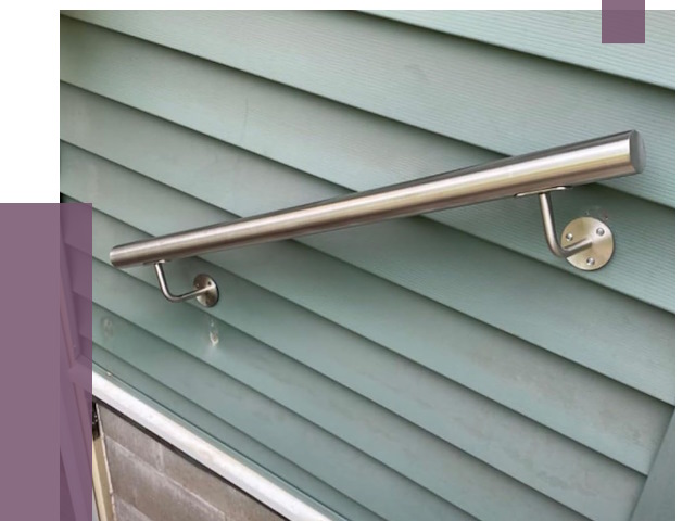 Поручни из нержавеющей стали в Обнинске от 7613 руб.  | ПРОЛЁТ-Бнн